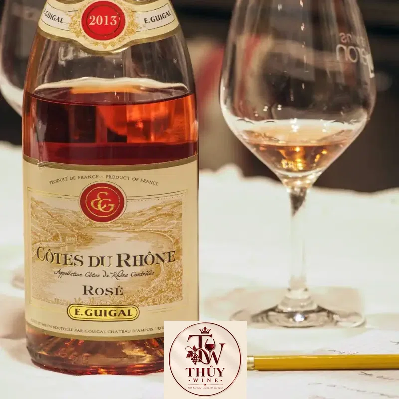 Địa chỉ bán vang phap cotes du rhone guigal rose giá rẻ tại Sài Gòn
