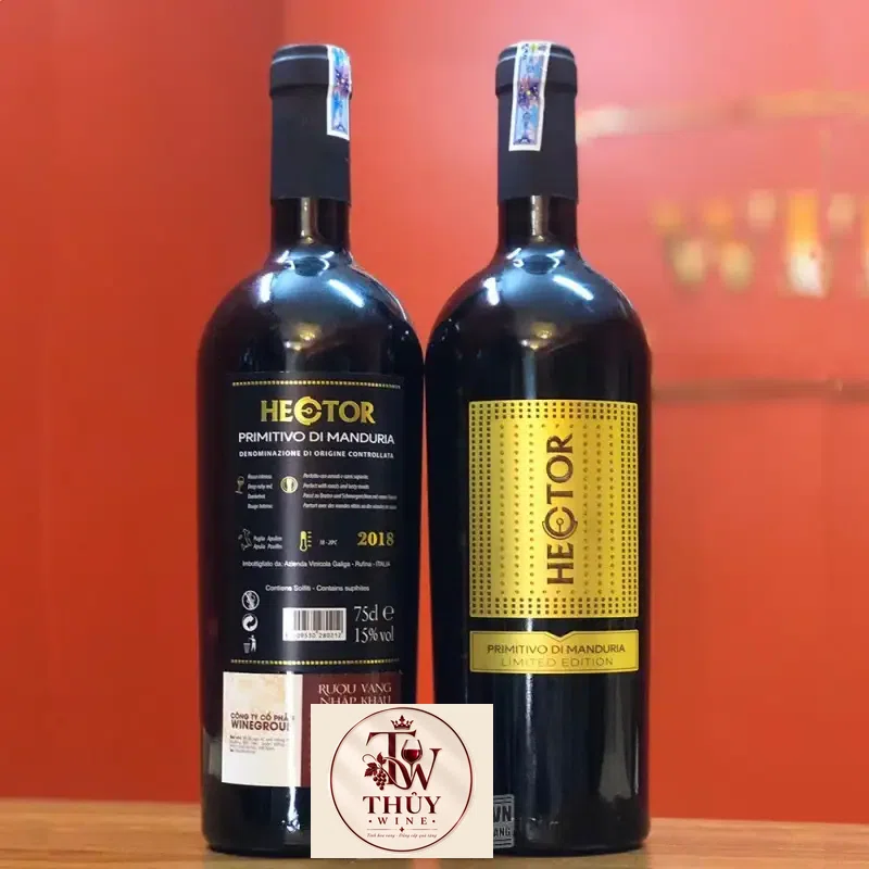 Rượu Vang Hector Primitivo Di Manduria Limited Edition cao cấp