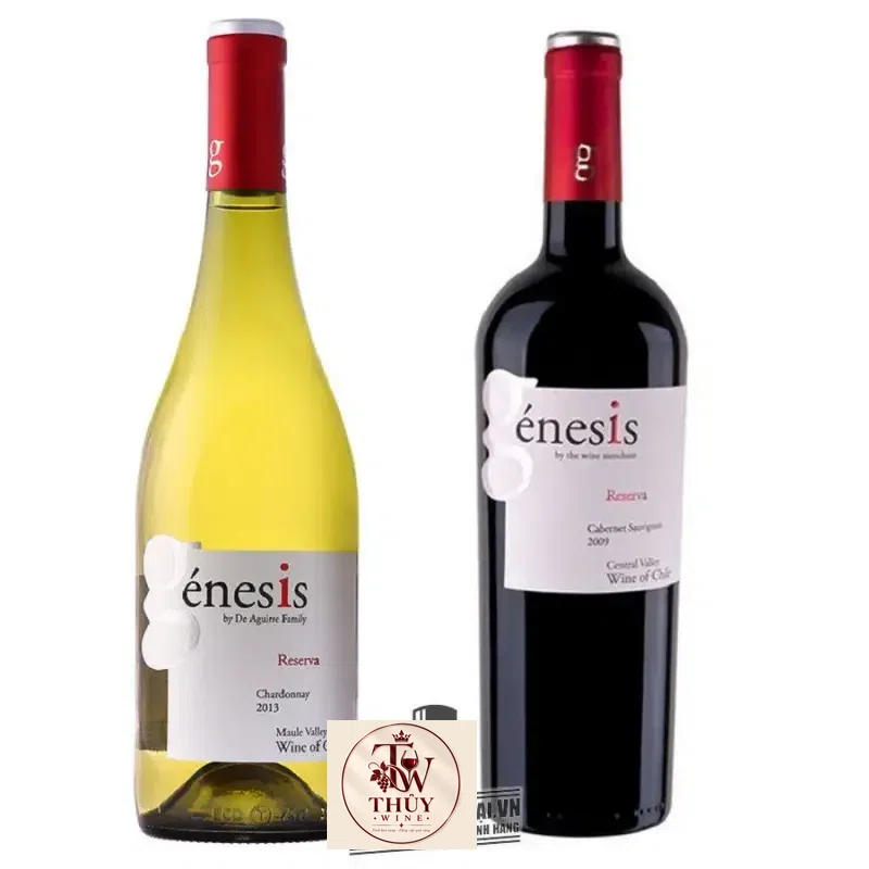 Vang Chile Genesis Reserva Đỏ - Trắng