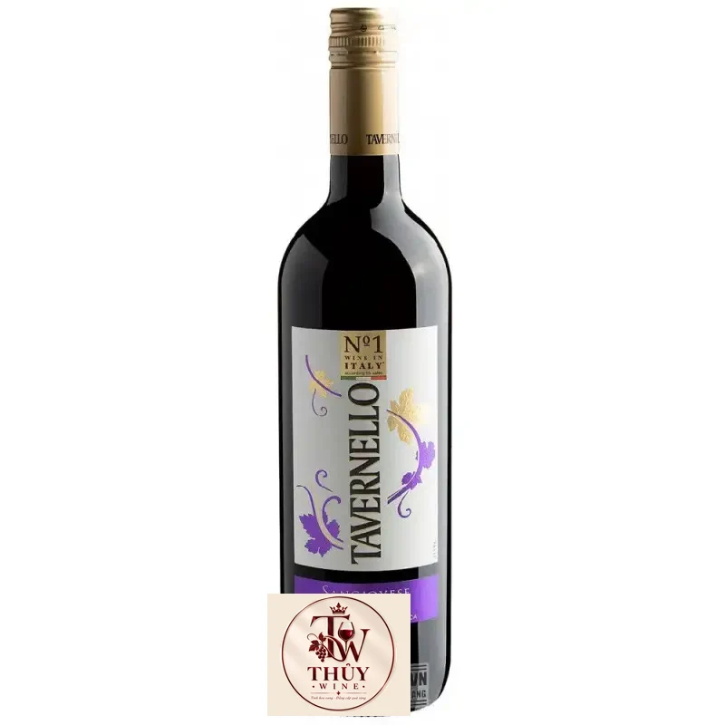 Rượu Vang Ý Tavernello Rubicone Sangiovese uống ngon