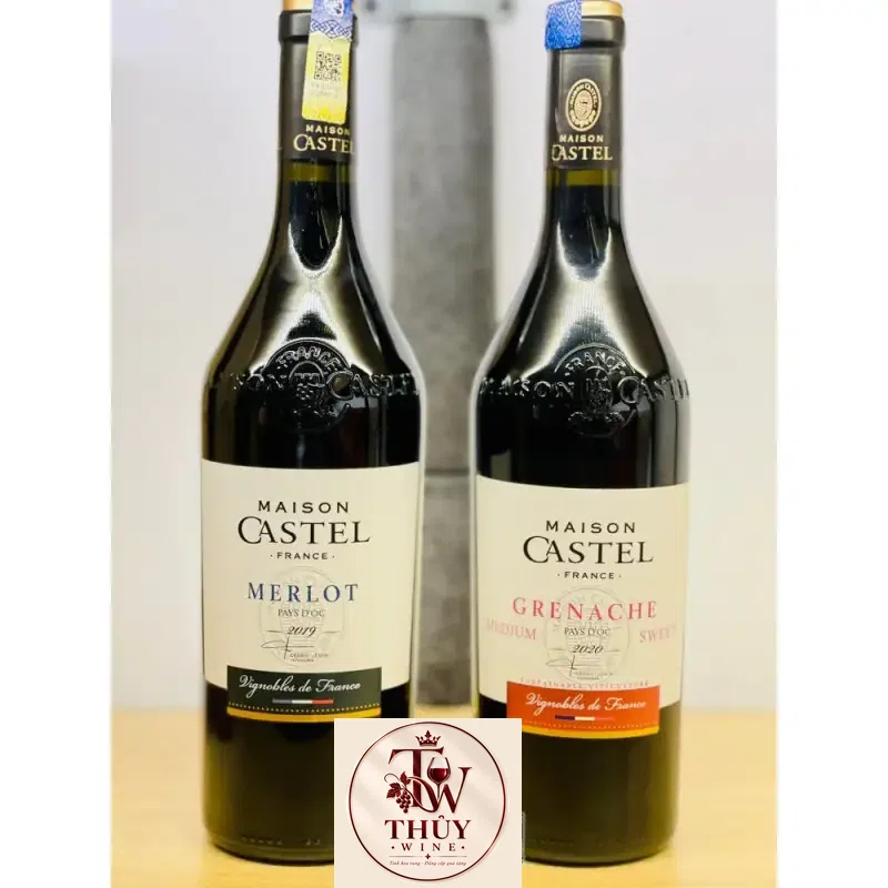 Mua vang phap maison castel merlot giá rẻ tại Hà Nội