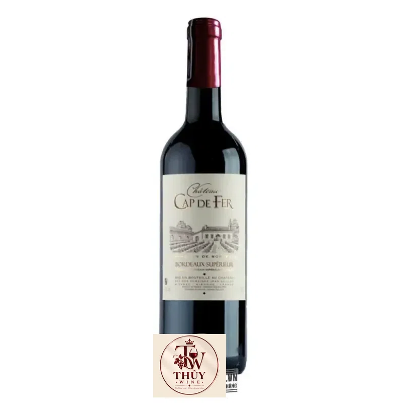 Vang Pháp Cap de Fer Chateau Bordeaux Superieur uống ngon