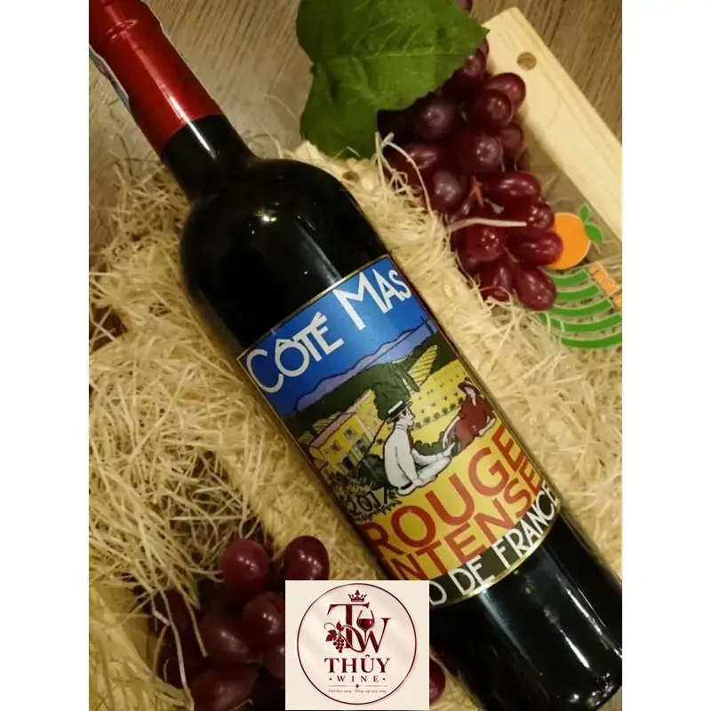 Vang Pháp COTE MAS ROUGE INTENSE SUD DE FRANCE