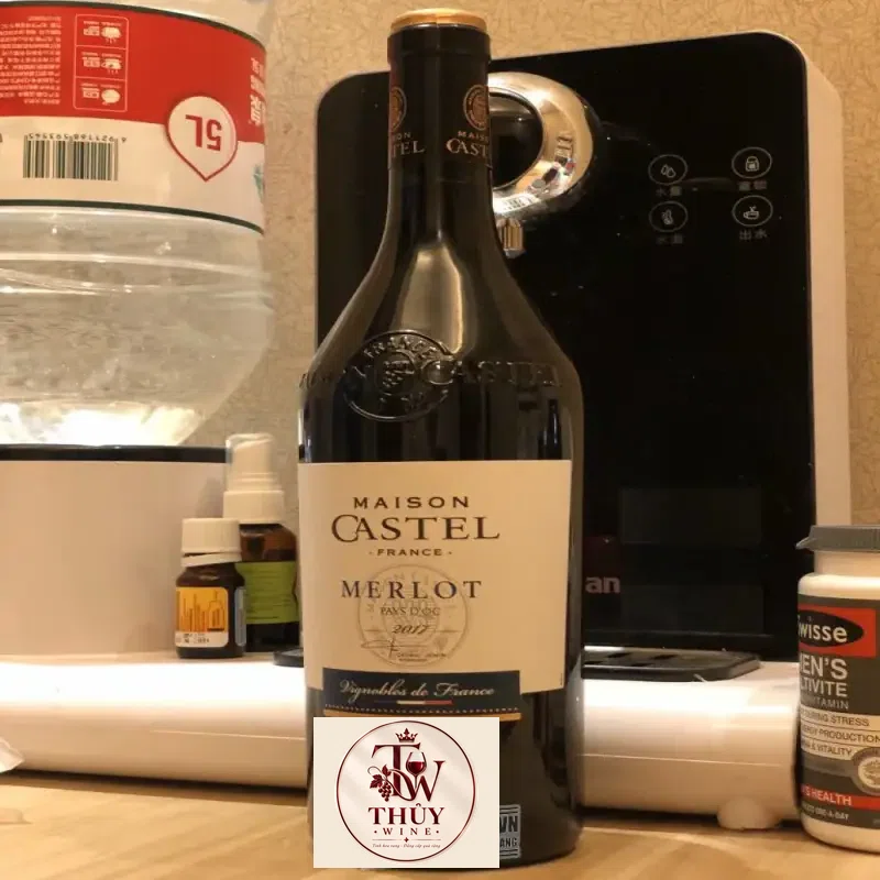 Mua vang phap maison castel merlot giá rẻ tại Hà Nội