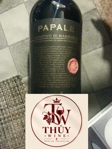 Vang ý PAPALE Primitivo di Manduria