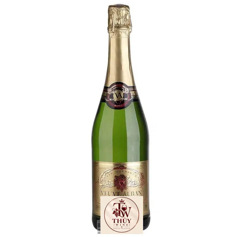 Vang nổ Pháp Veuve Alban Mousseux Brut uống ngon