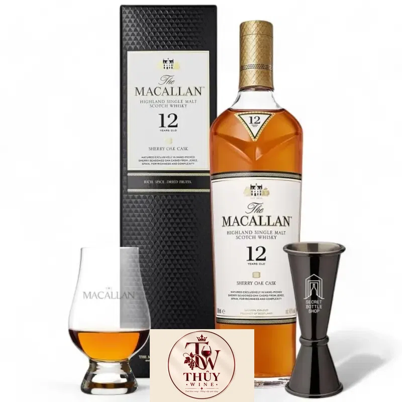 Mua ruou macallan sherry oak giá rẻ tại Sài Gòn