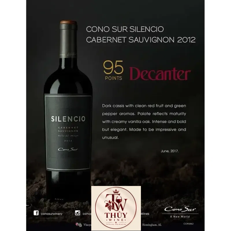 Vang Chile SILENCIO CONO SUR CABERNET SAUVIGNON