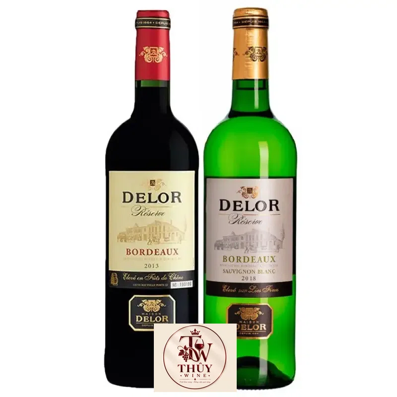 Vang Pháp Delor Reserve Bordeaux Đỏ - Trắng uống ngon