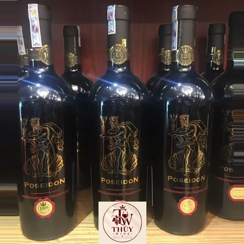 Rượu vang Ý Poseidon Negroamaro del Salento