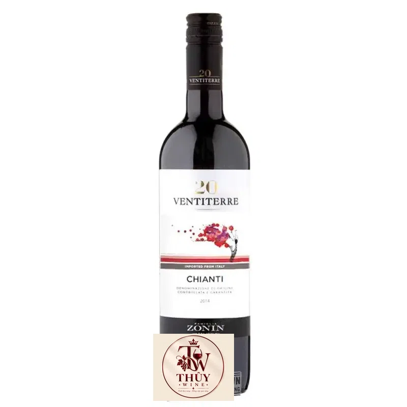 Vang Ý 20 Ventiterre Zonin Chianti DOCG
