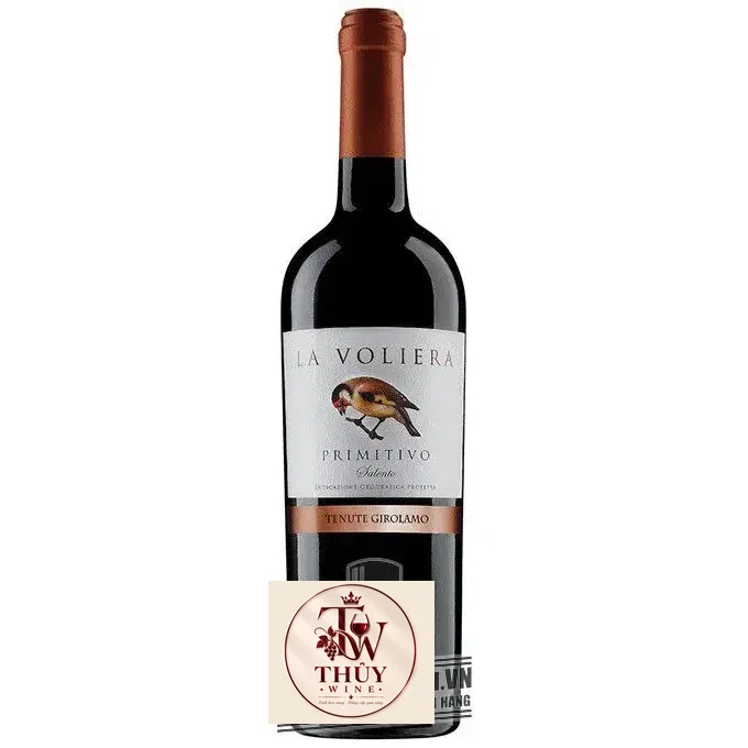 Vang Ý La Voliera Primitivo Salento IGT