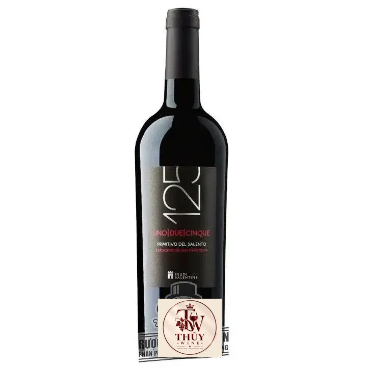 Vang ý 125 Primitivo del Salento 14%vol