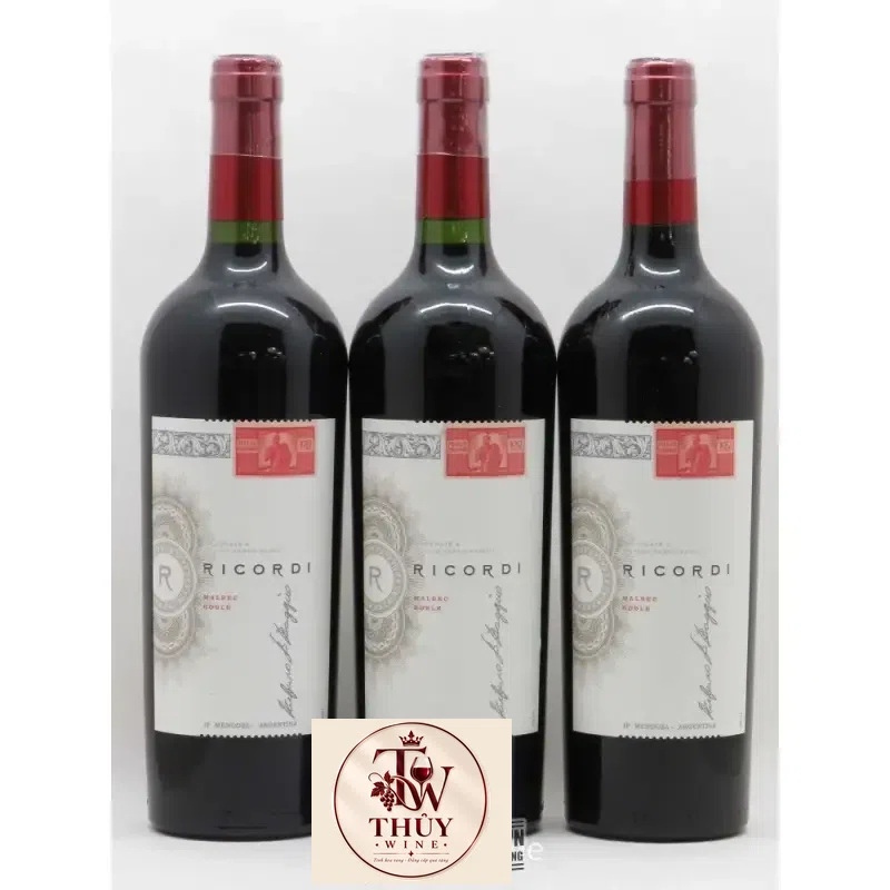 Vang ARGENTINA RICORDI MALBEC ROBLE thượng hạng