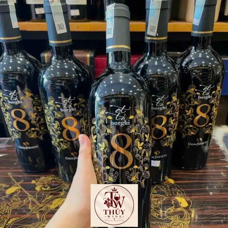 Vang Ý 8 Otto Borghi cao cấp