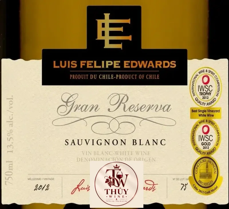 Vang Chile Luis Felipe Edwards Gran Reserva Sauvignon Blanc