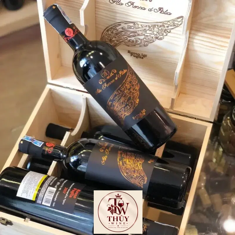 Mua vang y do ala rosso d italia puglia giá rẻ tại Hà Nội