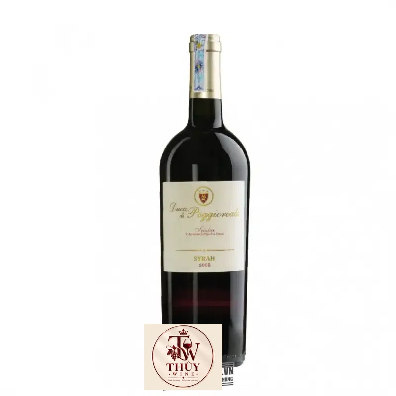 Vang Ý Duca Di Poggioreale Syrah 2005