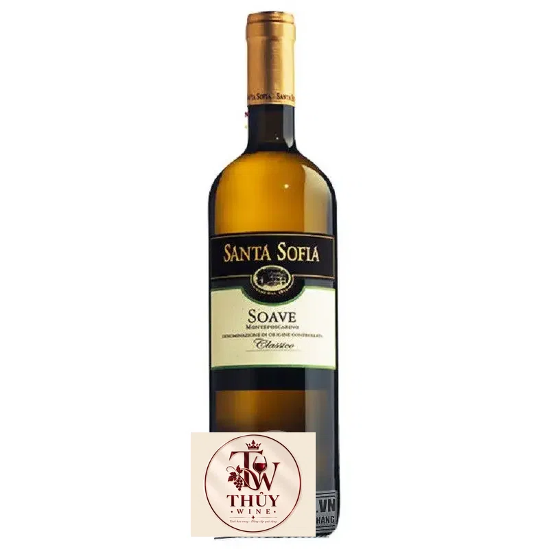 Rượu Vang Ý Santa Sofia Soave Classico Montafoscarino uống ngon