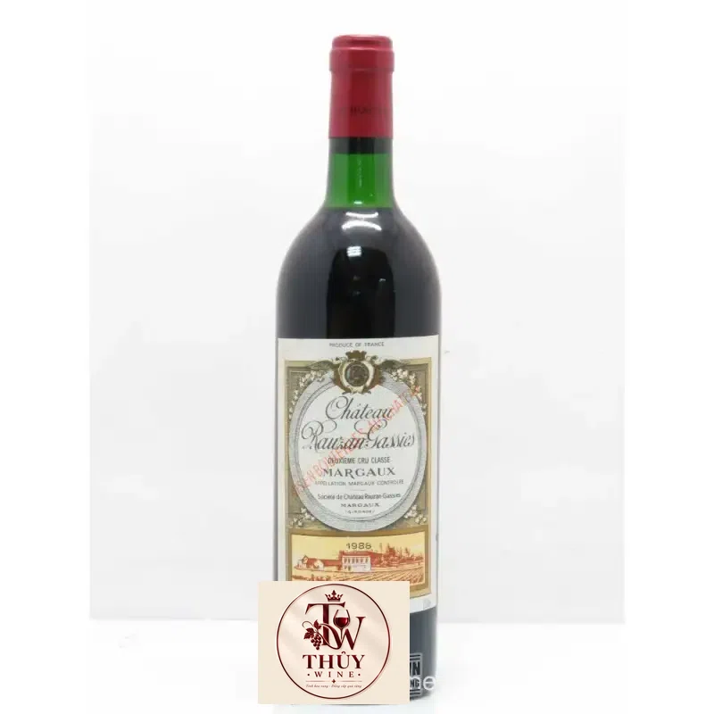 Vang Pháp Chateau Rauzan Gassies Margaux
