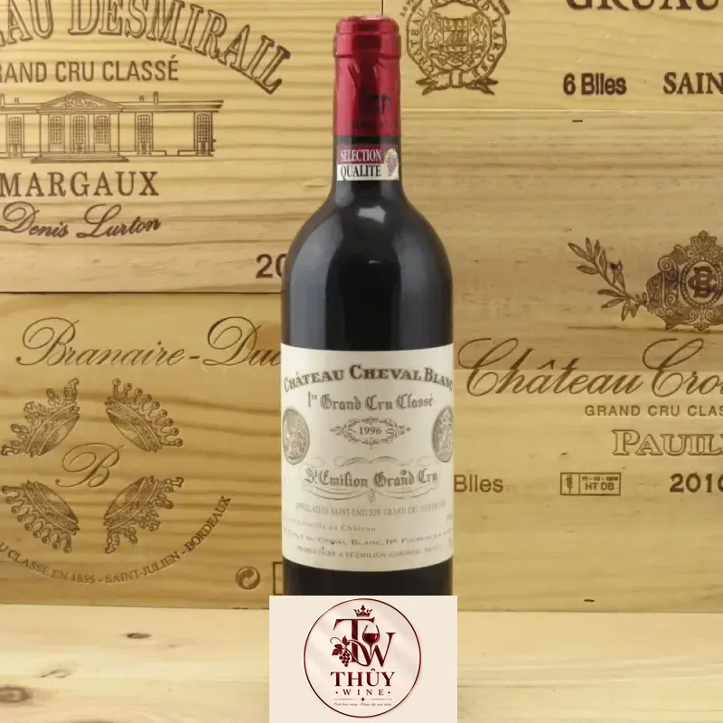 Vang Pháp Chateau Cheval Blanc Saint Emilion 1996