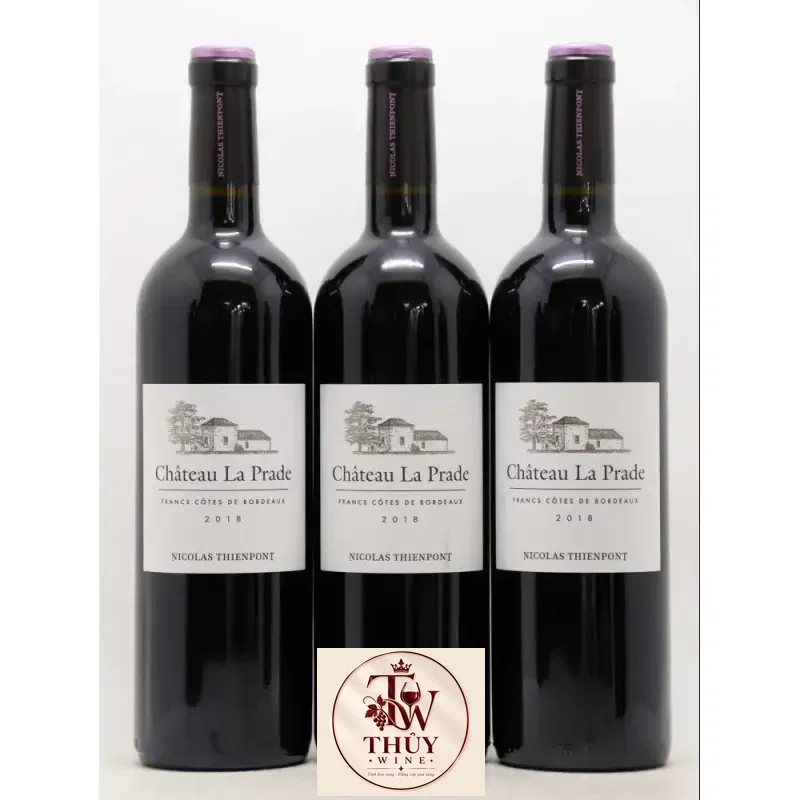 Vang Pháp Chateau La Prade Francs Cotes de Bordeaux uống ngon