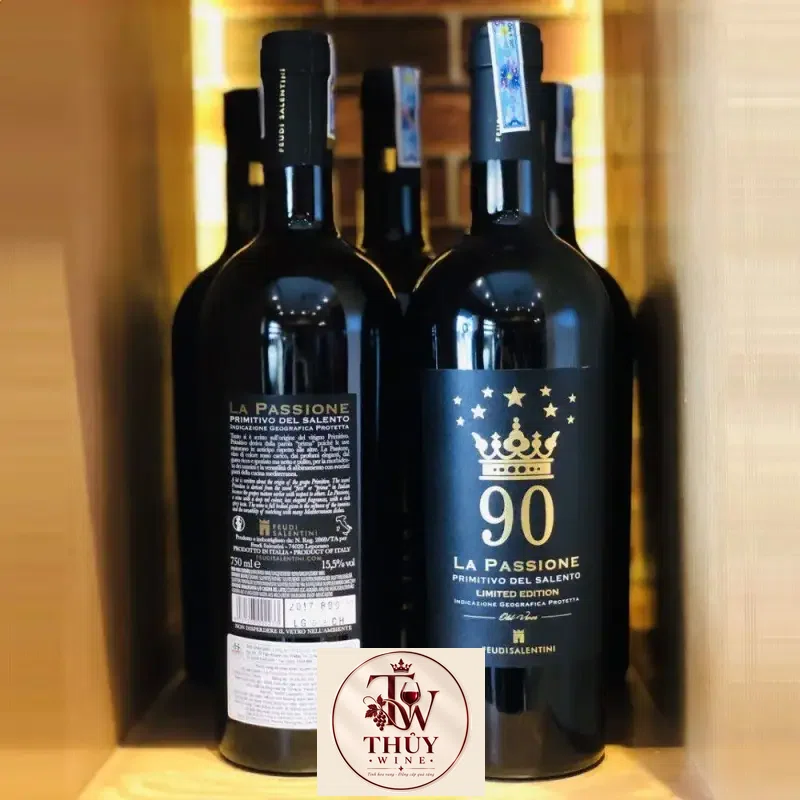 Vang Ý 90 La Passione Primitivo Del Salento