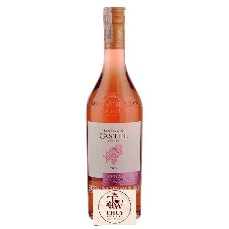 Vang Pháp Maison Castel Syrah Rose uống ngon