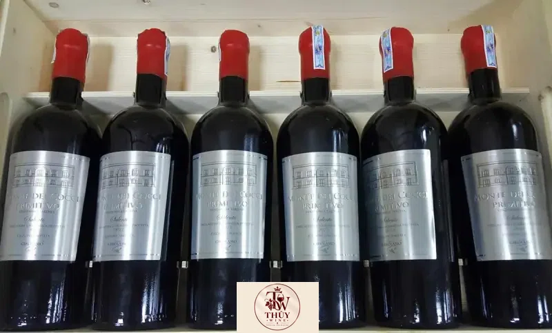 Rượu Vang Ý 16 Độ MONTE DEI COCCI PRIMITIVO