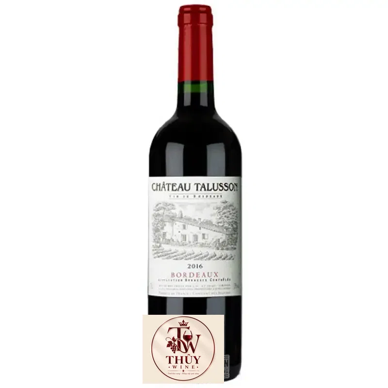 Vang Pháp Chateau Talusson Bordeaux uống ngon