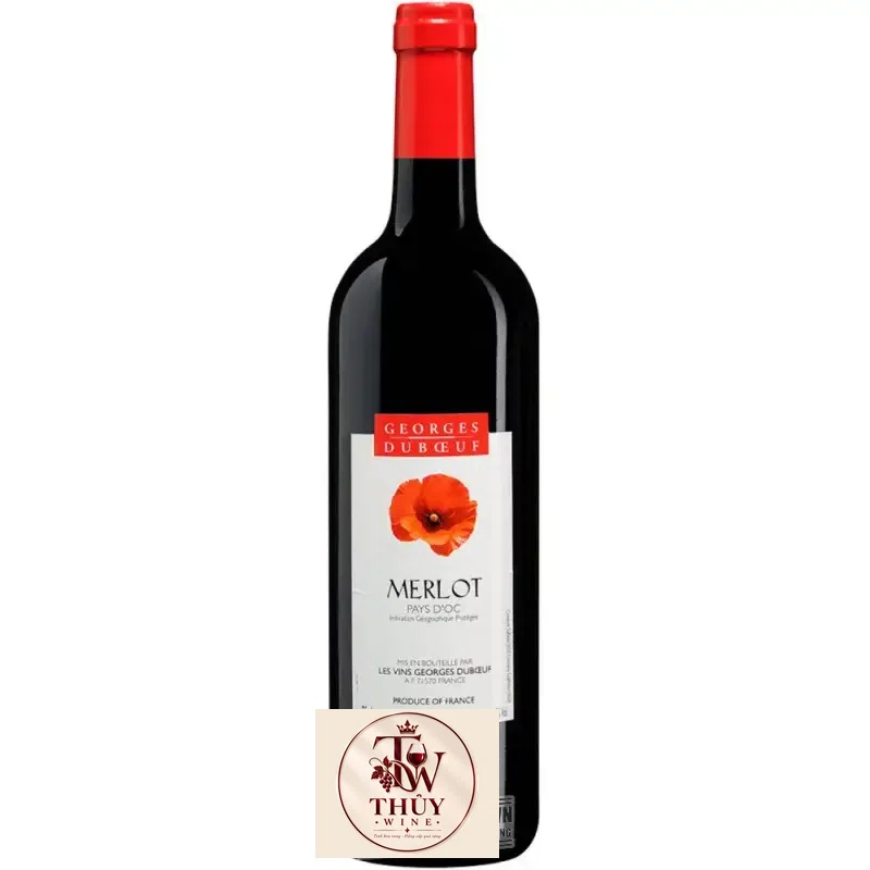 Vang Pháp Merlot Pays dOC Georges Duboeuf uống ngon