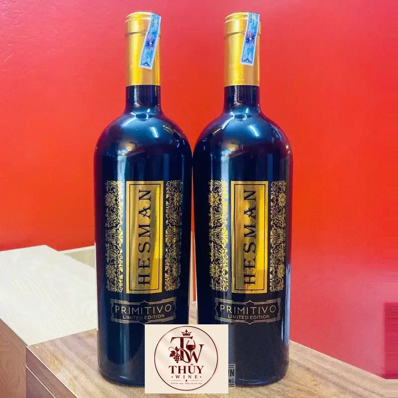 Rượu Vang Hesman Primitivo Limited Edition cao cấp
