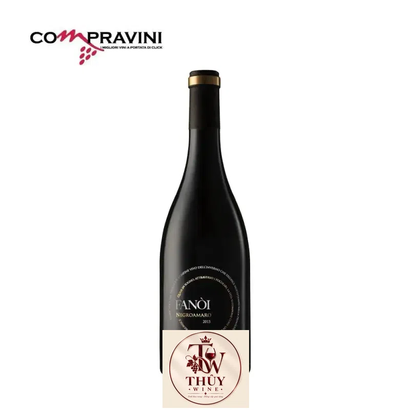 Vang Ý FANÒI Negroamaro Primitivo Cantele uống ngon