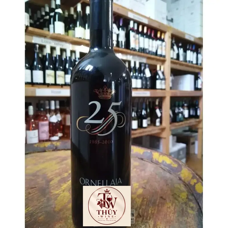 Vang Ý Ornellaia 25 Year Anniversary 1985 2010