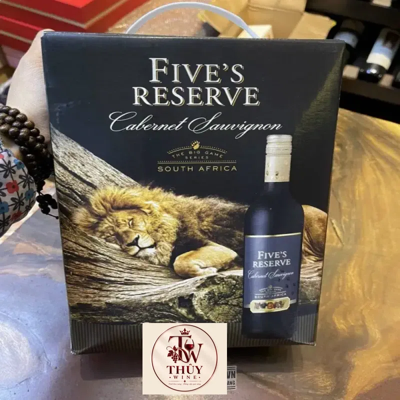 Vang bịch Fives Reserve 14 độ South Africa 3L