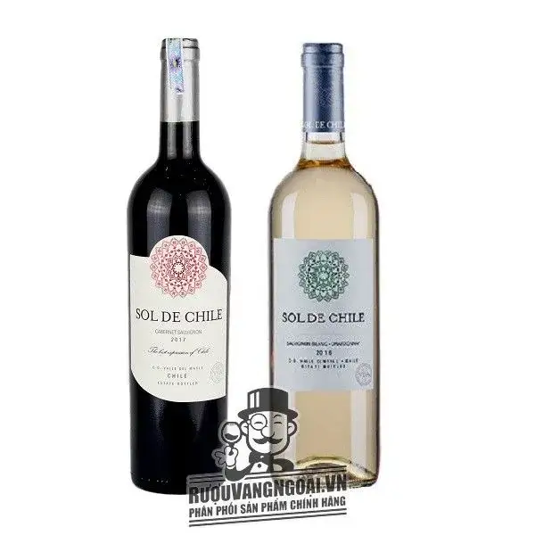 RƯỢU VANG CHILE SOL DE CHILE (ĐỎ - TRẮNG)