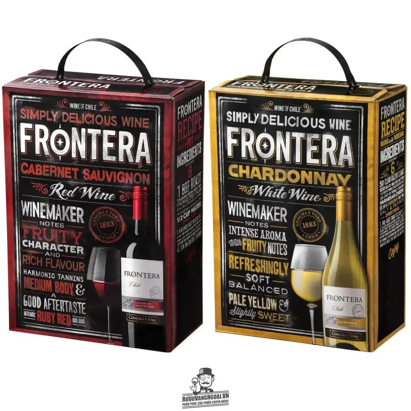 Vang bịch đỏ Chile Frontera Cabenet Sauvignon 3L