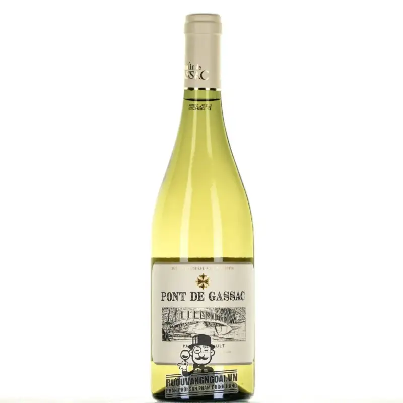 Vang Pháp Pont de Gassac Blanc thượng hạng