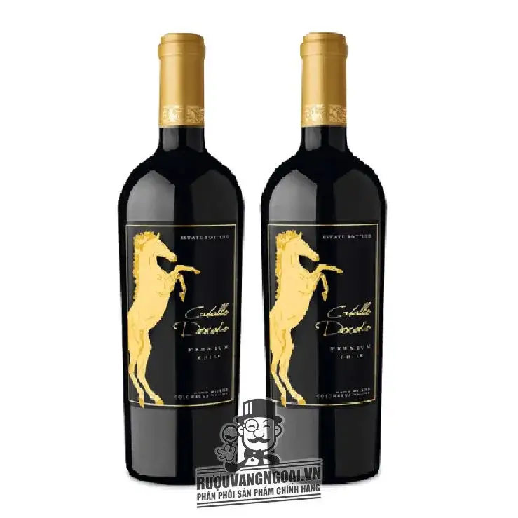 Vang Chile Caballo Dorado Premium Carmenere Syrah Colchagua Valley