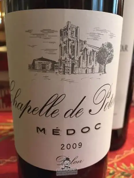 Vang Pháp Chapelle de Potensac Medoc