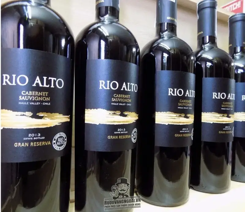 Vang Chile RIO ALTO GRAN RESERVA Cabernet Sauvignon