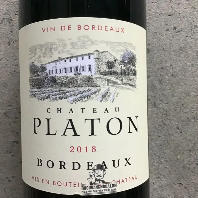 Địa chỉ mua vang phap platon chateau bordeaux red giá rẻ nhất
