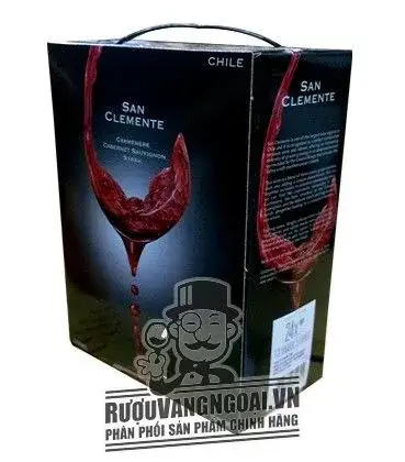 Vang bịch Chile SAN CLEMENTE 5 LÍT
