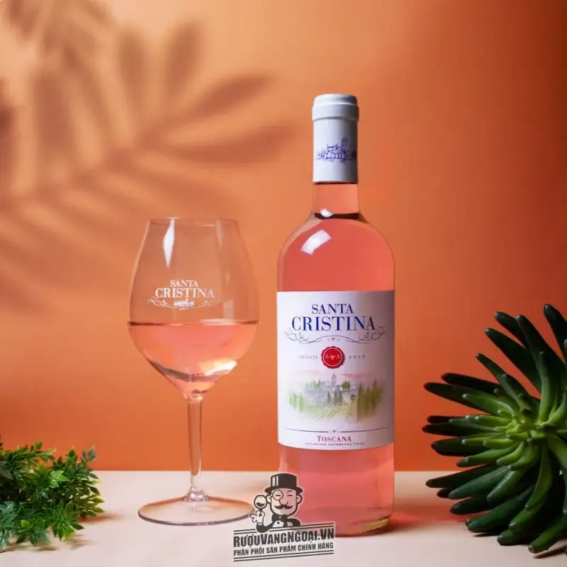 Vang Ý Santa Cristina Rosado Toscana Rose