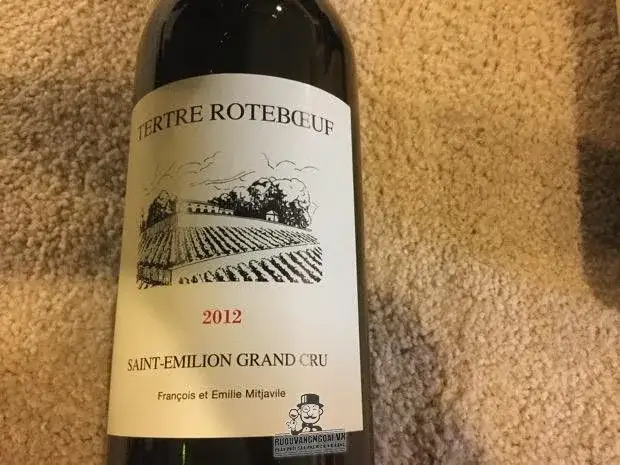 Vang Pháp Tertre Roteboeuf Saint Emilion Mitja Ville 2012