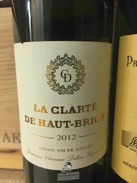 Vang Pháp La Clarte de Haut Brion 2012