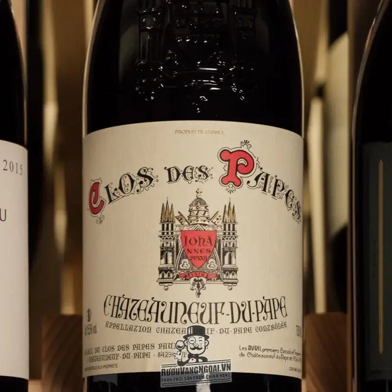 Mua vang phap clos des papes chateauneuf du pape blend rhone giá rẻ tại Sài Gòn