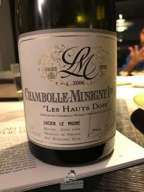 Vang Pháp Chambolle Mesigny Les Hauts Doix Le Moine