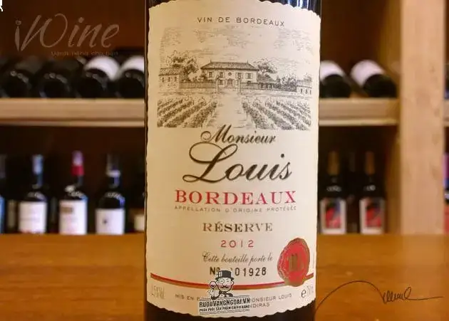 Vang Pháp Monsieur Louis Bordeaux