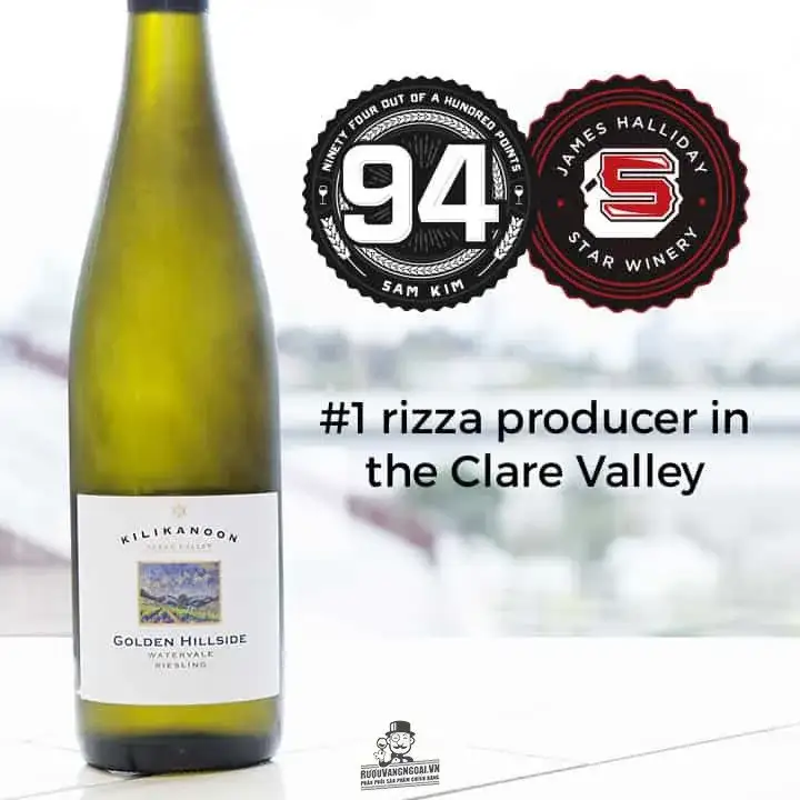 Rượu vang Kilikanoon Golden Hillside Watervale Riesling